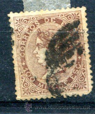 Sellos: Edifil 99. Matasellado.  A&ntilde;o 1868. - Foto 1