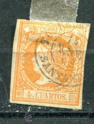 Sellos: Edifil 52.  Matasello de fecha. - Foto 1