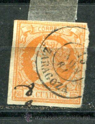 Sellos: Edifil 52.  Matasello de fecha. - Foto 1