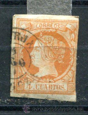 Sellos: Edifil 52.  Matasello de fecha. - Foto 1