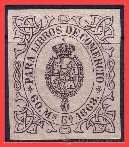 Sellos: FISCALES 1868 Libros de Comercio, ALEMANY n&ordm; 18 * - Foto 1