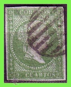 Sellos: 1855 Isabel II, EDIFIL n&ordm; 39 (o) - Foto 1