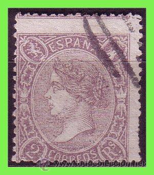 Sellos: 1865 Isabel II, EDIFIL n&ordm; 79 (o) - Foto 1