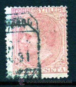 Sellos: ESPA&Ntilde;A.- EDIFIL N&ordm; 207, EN USADO - Foto 1