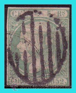Sellos: 1852 Isabel II, EDIFIL n&ordm; 15a (o) - Foto 1