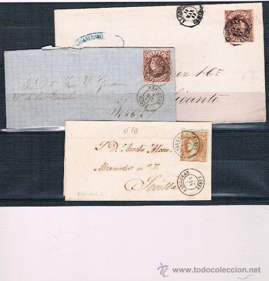 Sellos: Espa&ntilde;a. Clasicos. Isabel II. Cartas - Foto 1