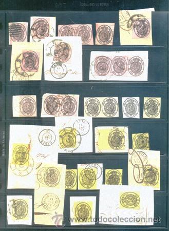 Sellos: EDIFIL 35-36 */US.-  ESCUDO DE ESPA&Ntilde;A - Foto 1