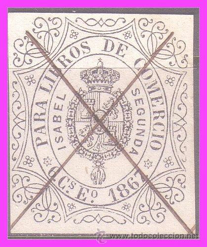Sellos: FISCALES  Libros para efectos de comercio 1867, Alemany n&ordm; 17 (o) - Foto 1