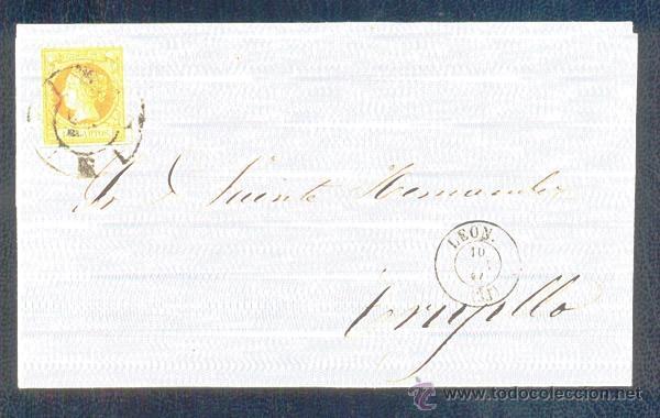 Sellos: 1861.- LE&Oacute;N A TRUJILLO (CACERES) - Foto 1