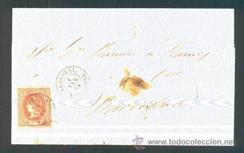 Sellos: 1864.- EL VENDRELL (TARRAGONA) A BARCELONA - Foto 1