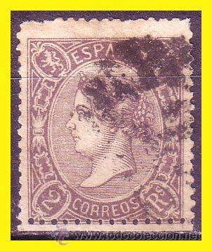 Sellos: 1865 Isabel II EDIFIL n&ordm; 79 (o) - Foto 1