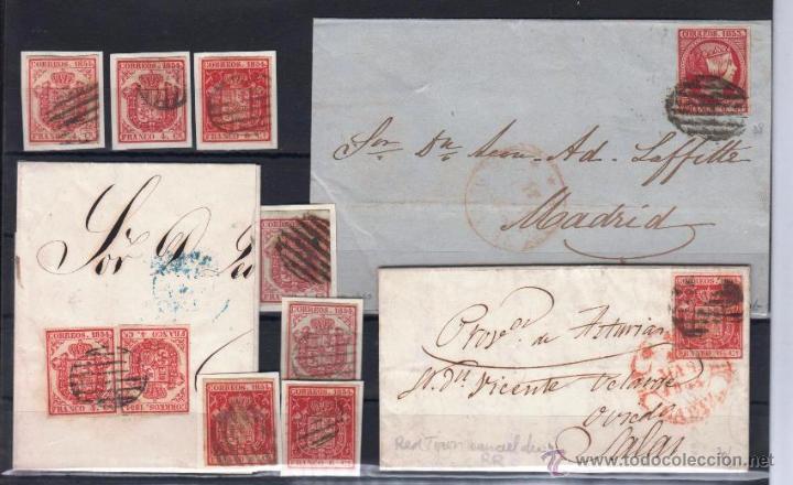 Sellos: ESPA&Ntilde;A.  LOTE DE SELLOS Y ENVUELTAS - Foto 1