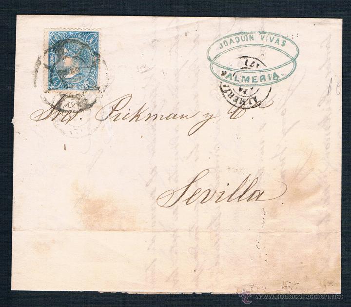 Sellos: 1865     ALMERIA A SEVILLA - Foto 1