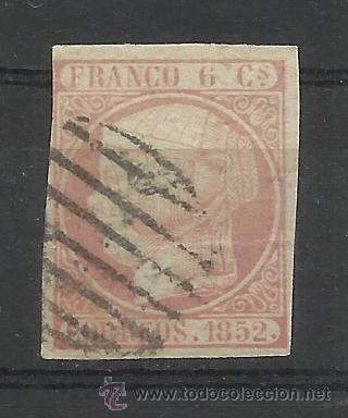 Sellos: 1852 Isabel II edifil 12 usado - Foto 1