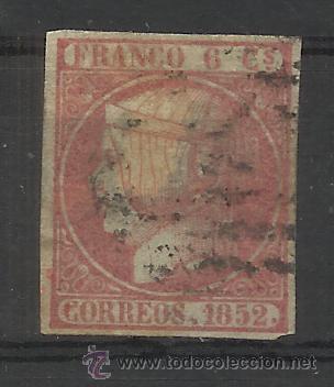 Sellos: 1852 Isabel II edifil 12 usado - Foto 1