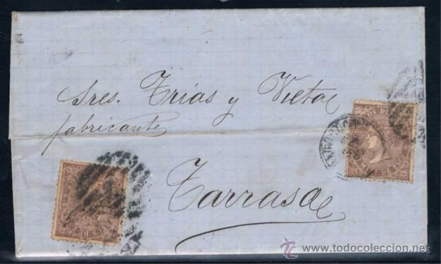 Sellos: 1869. BARCELONA A TARRASA - Foto 1