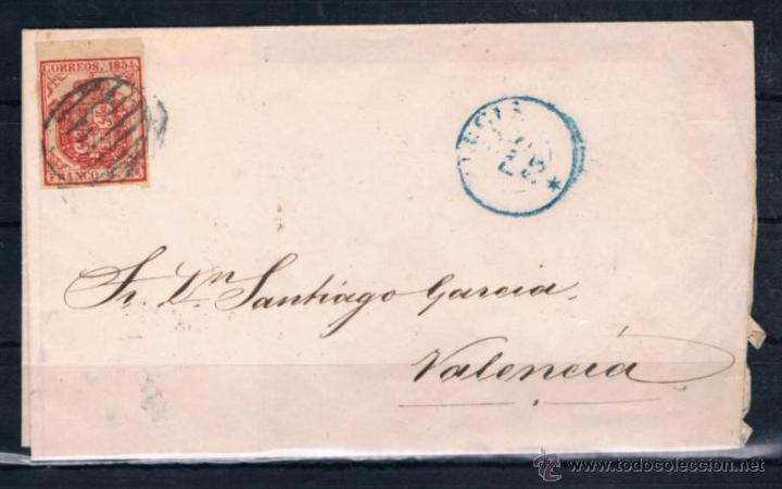 Sellos: 1857.- BURGOS A MADRID - Foto 1