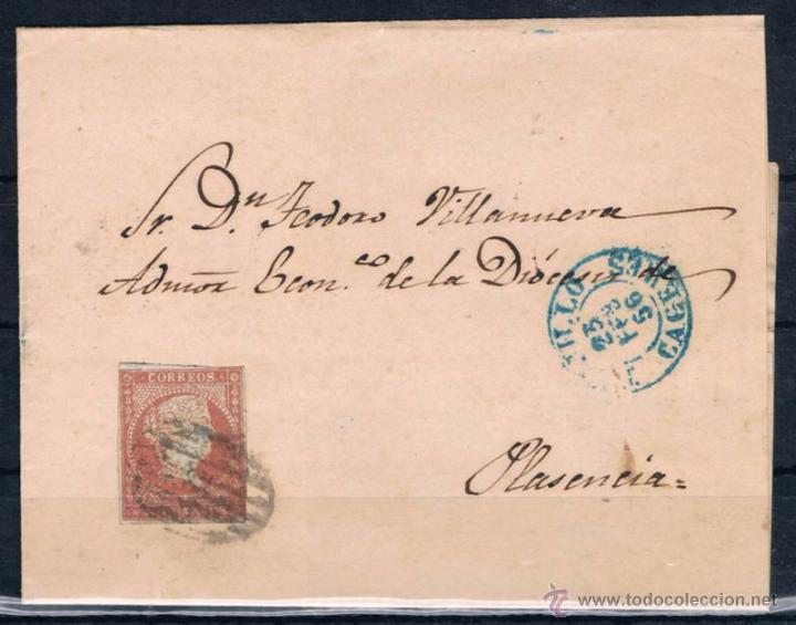 Sellos: 1856.- TRUJILLO A PLASENCIA - Foto 1