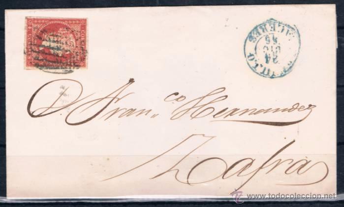 Sellos: 1855.- TRUJILLO A ZAFRA - Foto 1