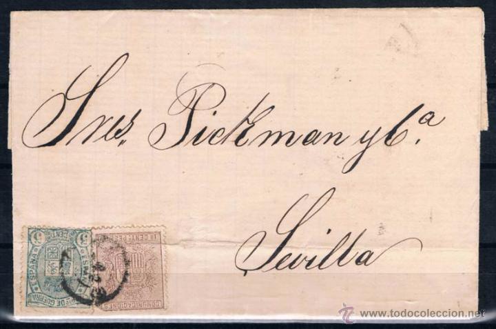Sellos: 1875.- CADIZ A SEVILLA - Foto 1