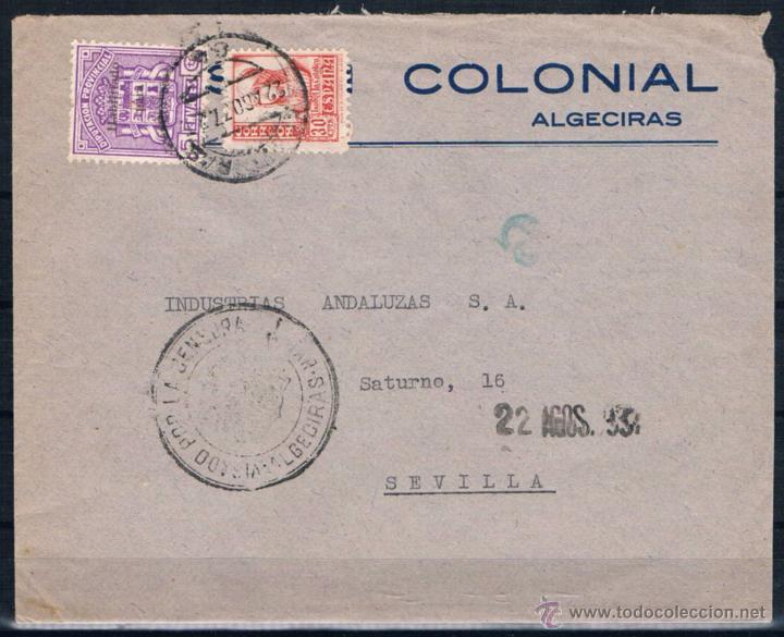 Sellos: ALGECIRAS / SEVILLA EDIFIL 823 - Foto 1