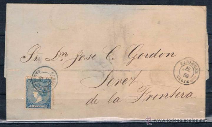 Sellos: 1866.- SANLUCAR A JEREZ - Foto 1