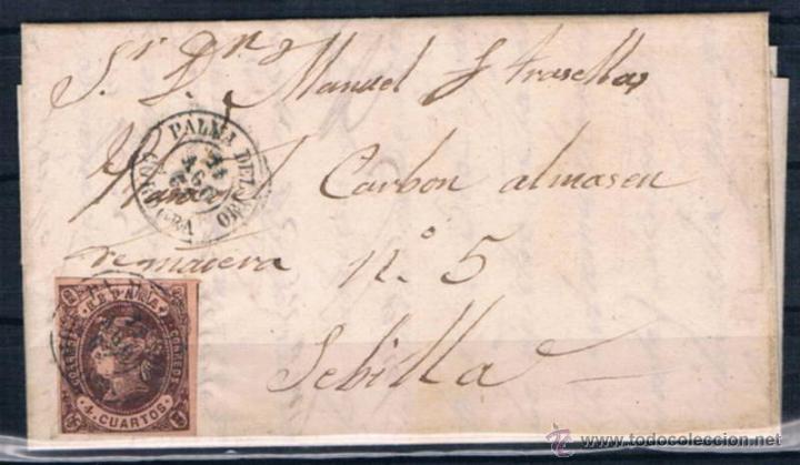 Sellos: 1863.- PALMA DEL RIO A SEVILLA - Foto 1