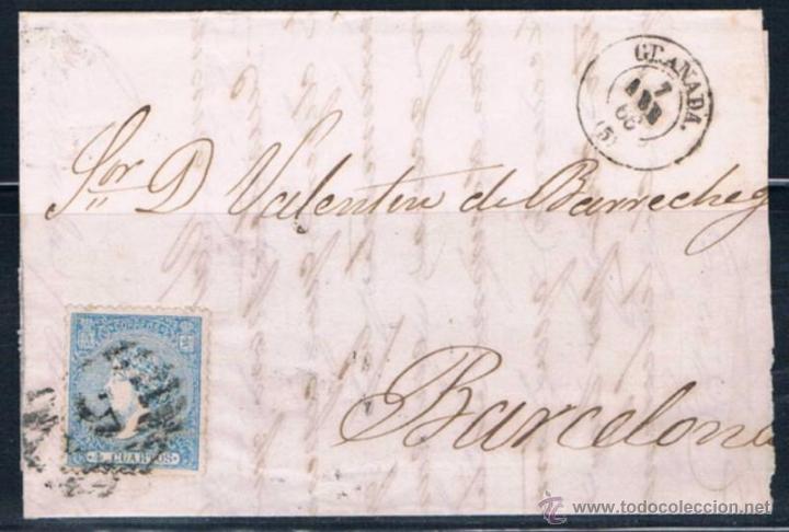 Sellos: 1866.- GRANADA A BARCELONA - Foto 1