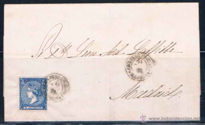 Sellos: 1866.- VALENCIA A BARCELONA - Foto 1