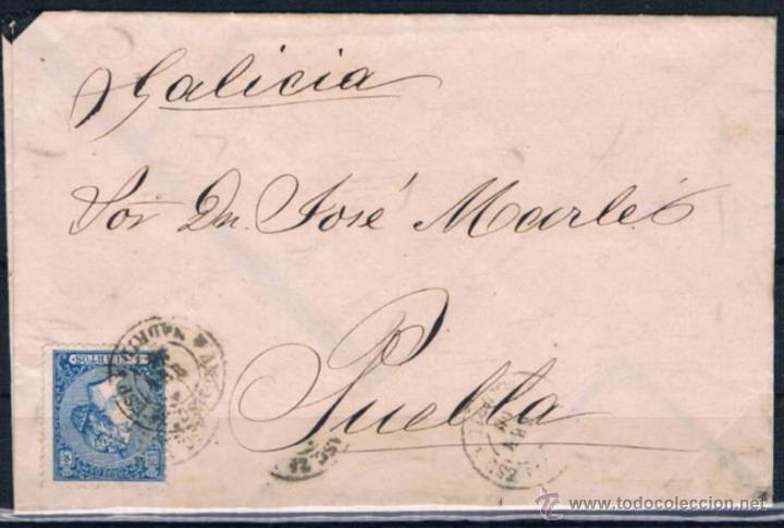 Sellos: 1866.- GRAO (VALENCIA) A PUEBLA - Foto 1