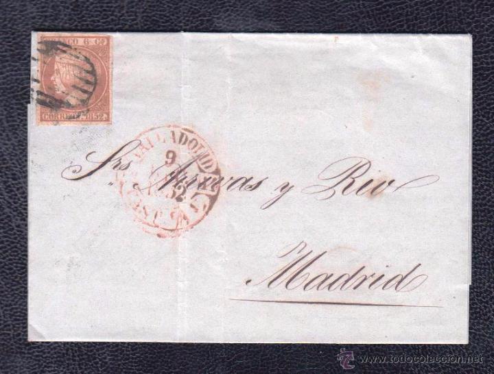 Sellos: 1852.- VALLADOLID A MADRID - Foto 1
