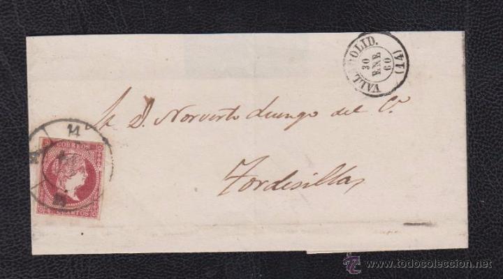 Sellos: 1860.- VALLADOLID A TORDESILLAS - Foto 1
