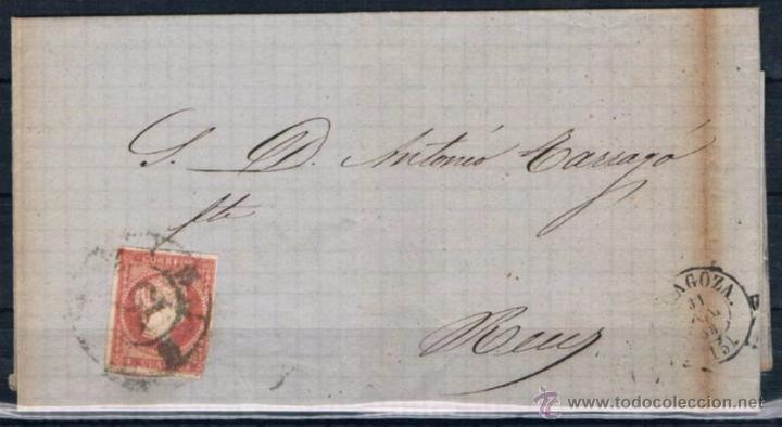 Sellos: 1858.- ZARAGOZA A REUS - Foto 1
