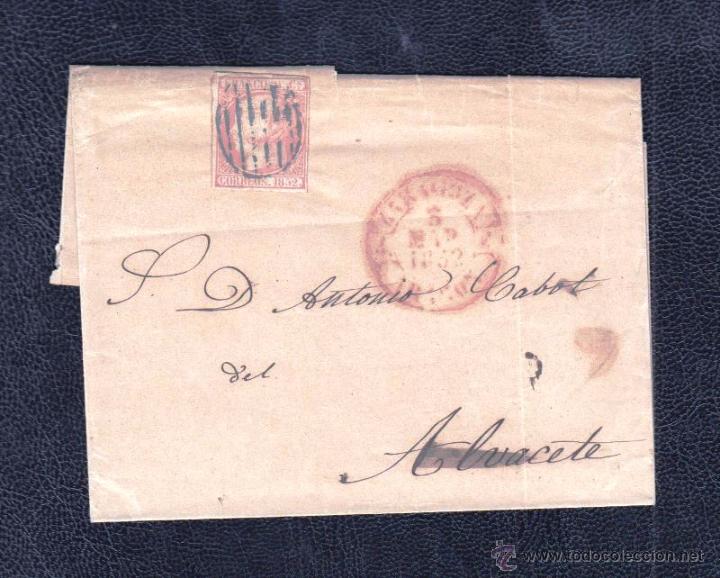 Sellos: 1852.- ZARAGOZA A ALBACETE - Foto 1