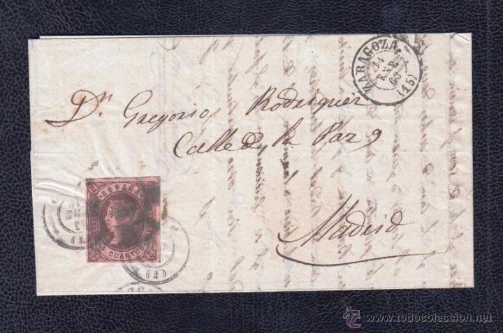 Sellos: 1863.- ZARAGOZA A MADRID - Foto 1