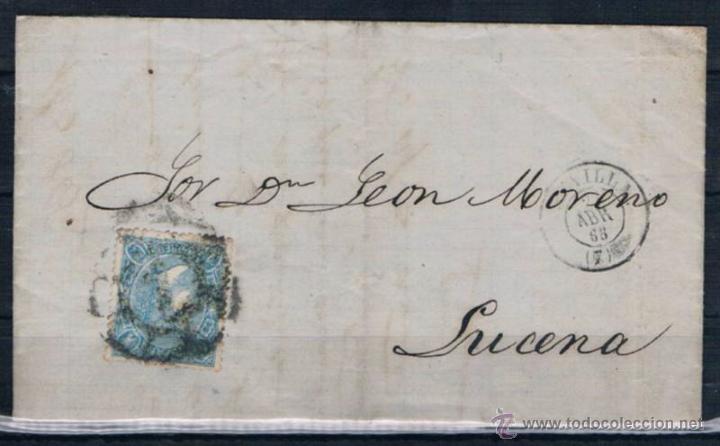 Sellos: 1865.- SEVILLA A LUCENA - Foto 1