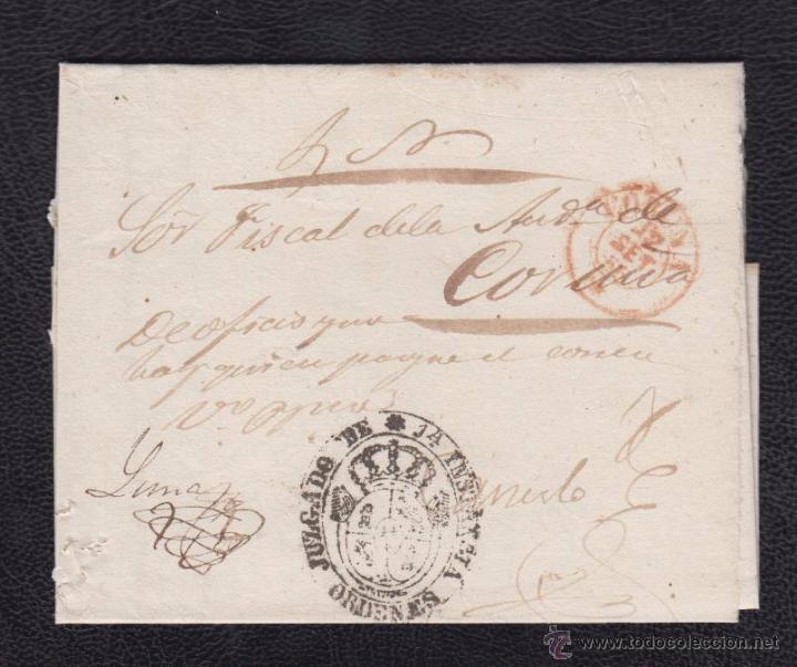 Sellos: 1855.- ORDENES (LA CORU&Ntilde;A) - Foto 1
