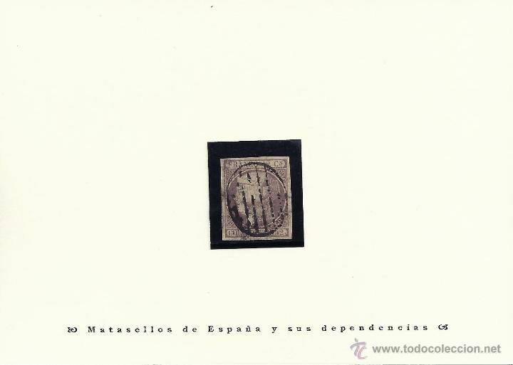 Sellos: &ordm;13A 1852 12 cuartos lila - Foto 1