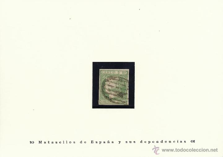 Sellos: &ordm;15 1852 5 reales verde - Foto 1