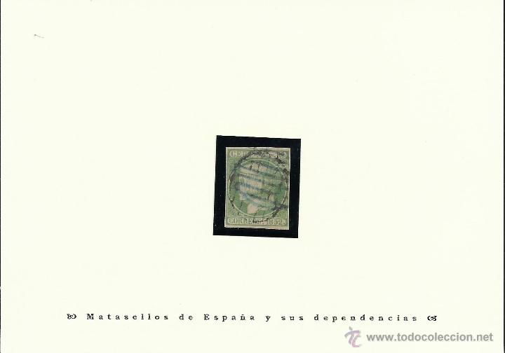 Sellos: &ordm;15 1852 5 reales verde - Foto 1