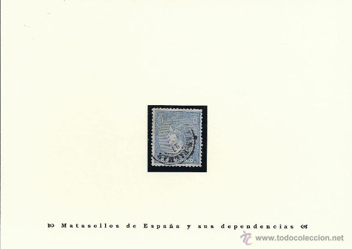 Sellos: &ordm;81 1866 4 cuartos azul - Foto 1