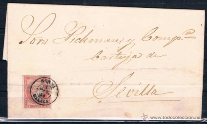 Sellos: 1859.- RONDA A SEVILLA - Foto 1