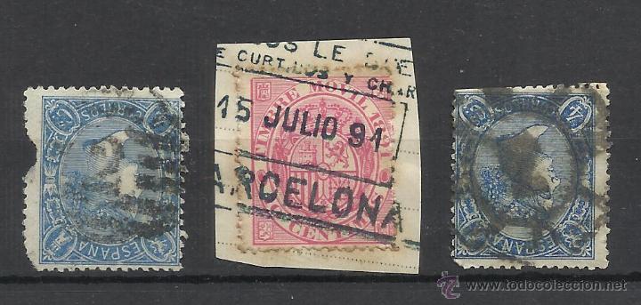 Sellos: fechadorES   BARCELONA isabel II - Foto 1