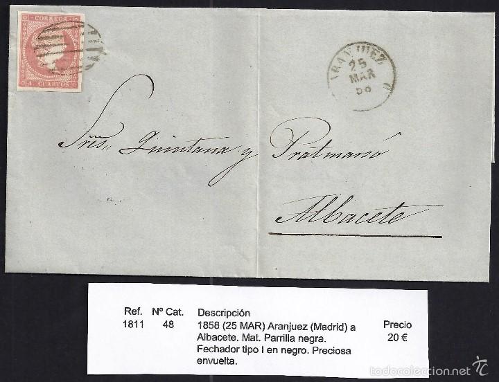 Sellos: 1858 Aranjuez a Albacete - Foto 1