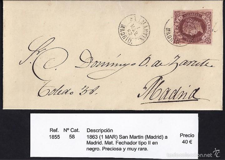 Sellos: 1863 San Mart&iacute;n a Madrid - Foto 1