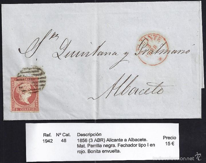 Sellos: 1856 Alicante a Albacete - Foto 1