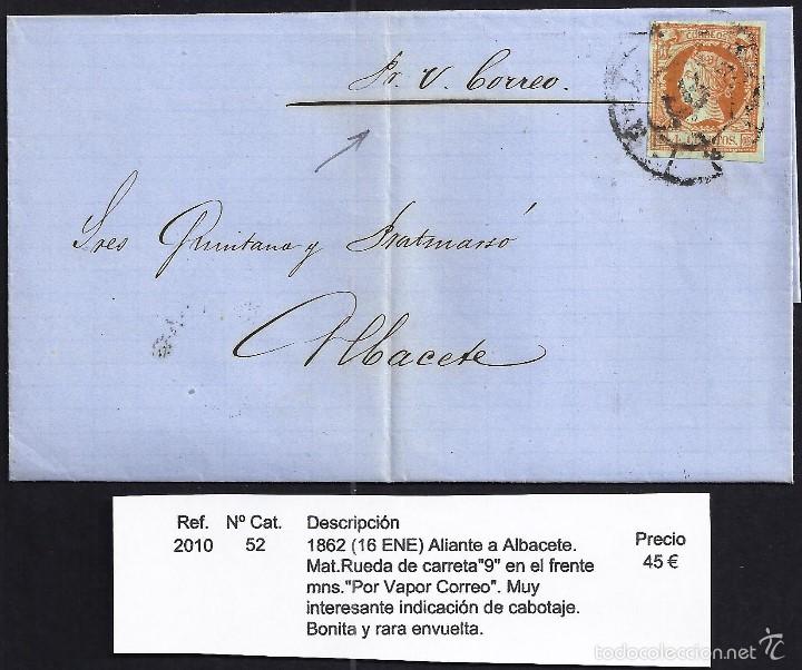Sellos: 1862 Alicante a Albacete - Foto 1