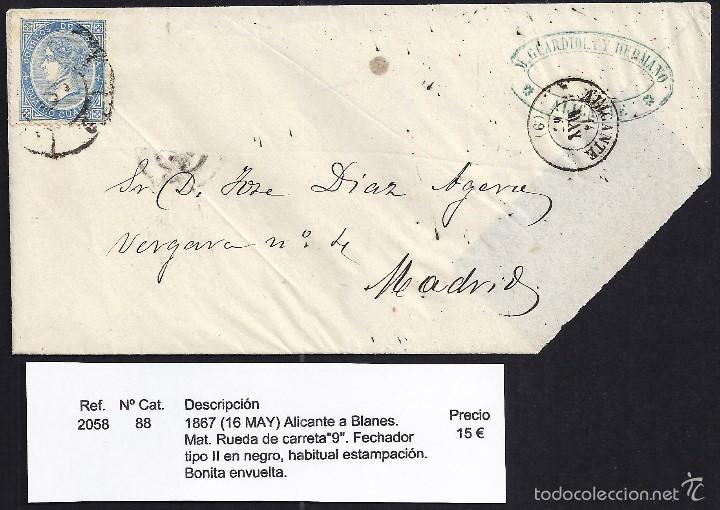 Sellos: 1867 Alicante a Blanes - Foto 1
