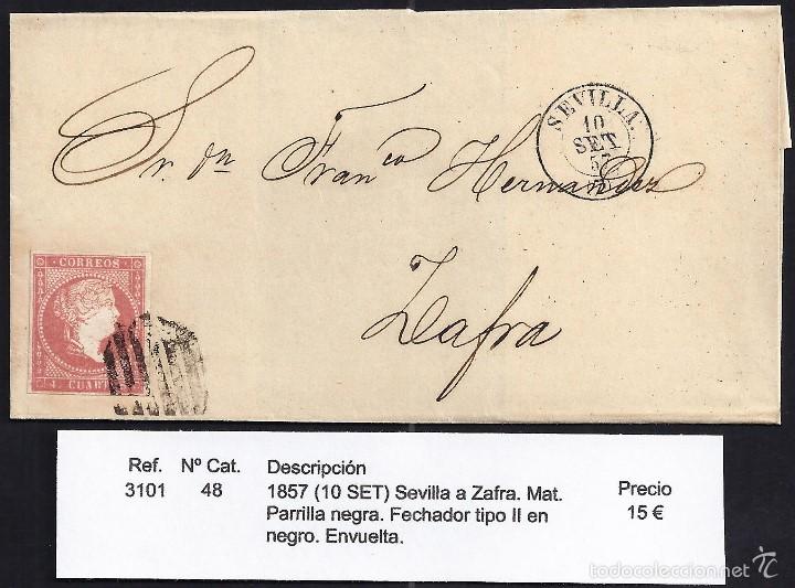 Sellos: 1857 Sevilla a Zafra - Foto 1