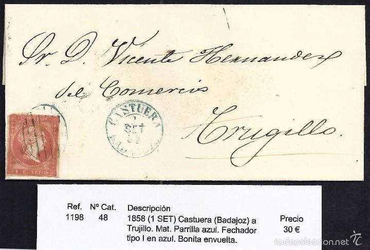 Sellos: 1858 Castuera a Trujillo - Foto 1